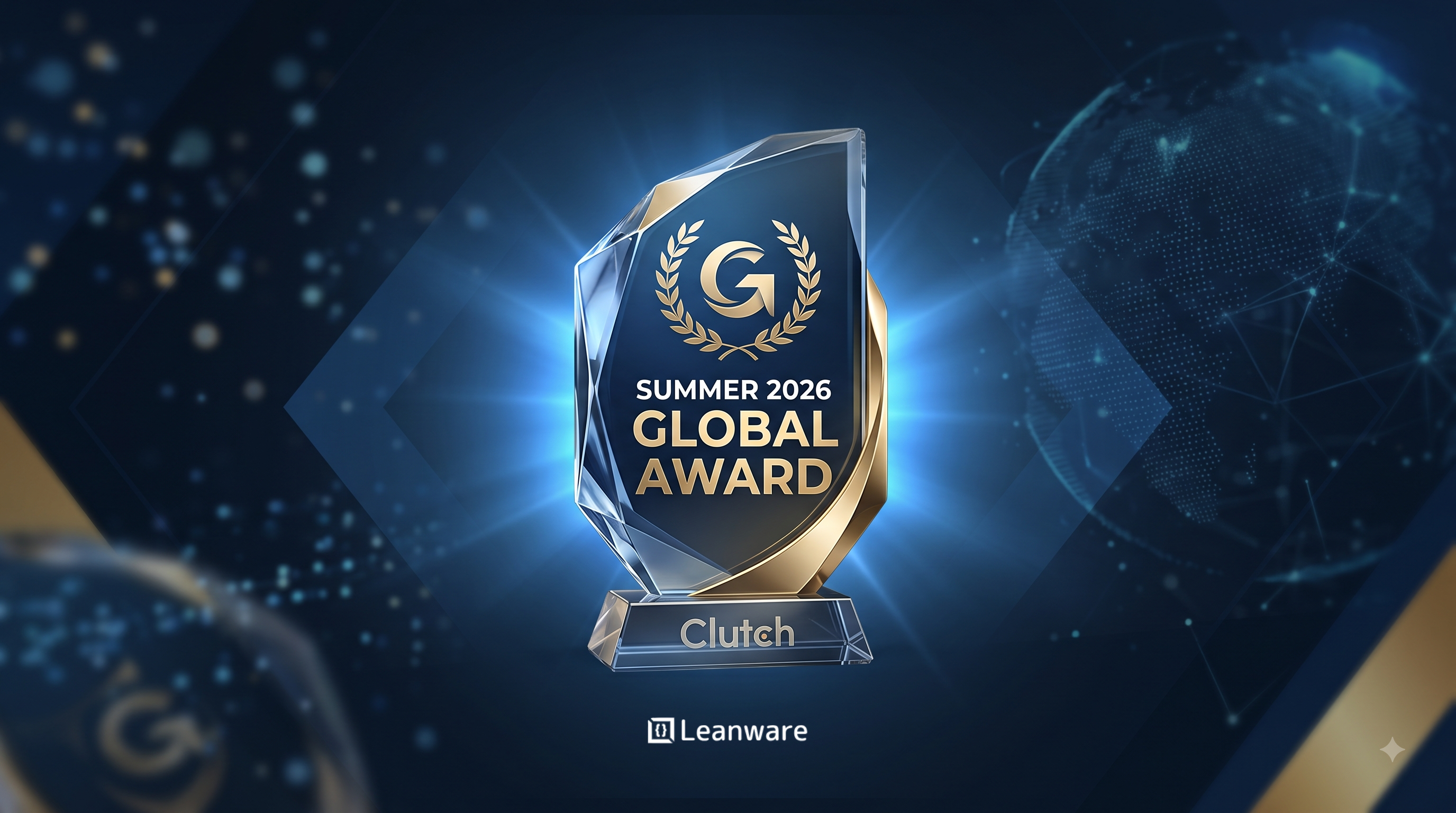 Leanware is a Summer 2026 Clutch Global Award Winner!
